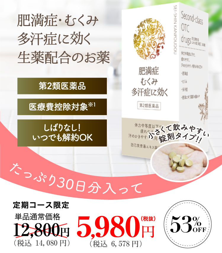 肥満症 むくみ 多汗症の改善には 医薬品の漢方薬 整身漢方堂 せいしんかんぽうどう